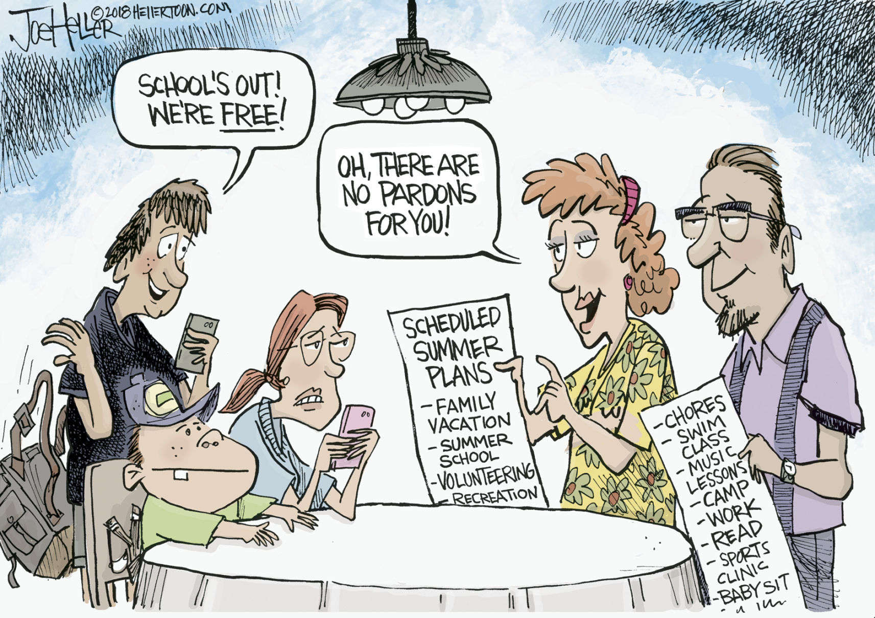 Schools Out by Joe Heller